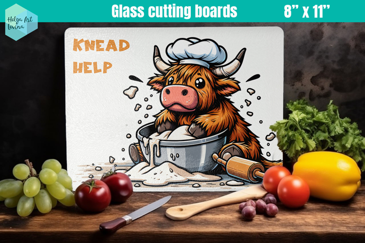 Funny farm animals | Glass Cutting Boards Kitchen