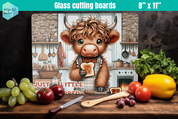 Funny farm animals | Glass Cutting Boards Kitchen