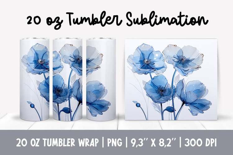 Alcohol Ink Tumbler Wrap Image 23
