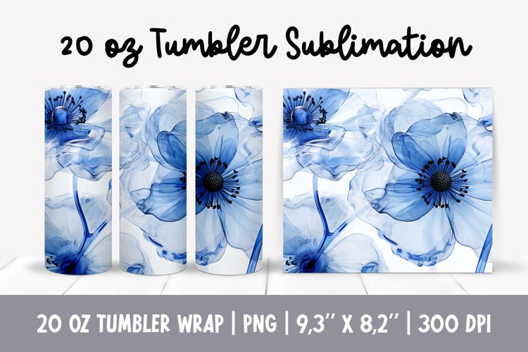 Alcohol Ink Tumbler Wrap Image 12