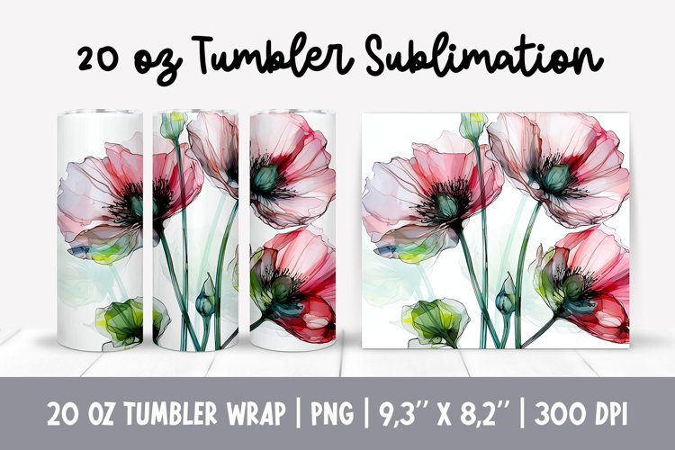 Alcohol Ink Tumbler Wrap Image 20