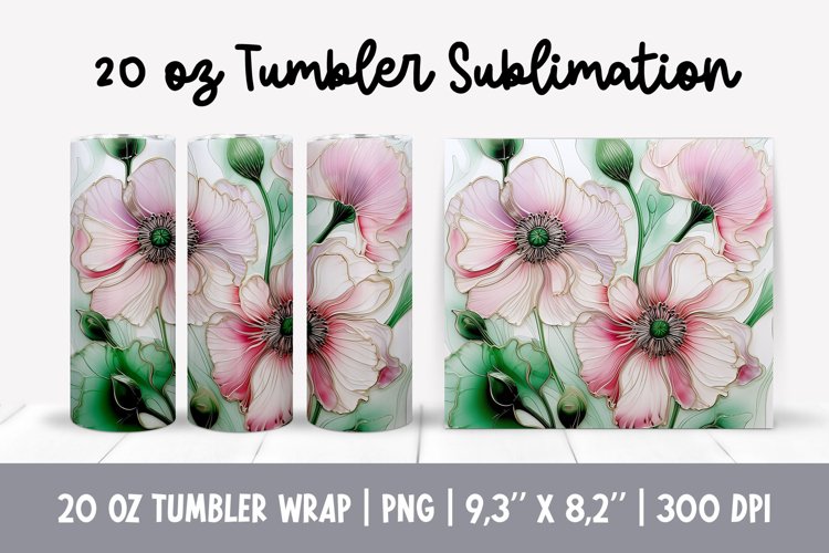 Alcohol Ink Tumbler Wrap Image 20