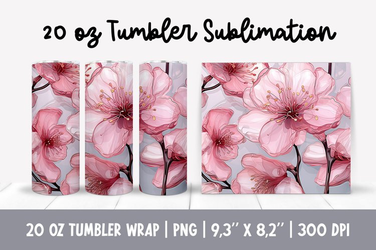 Alcohol Ink Tumbler Wrap Image 19