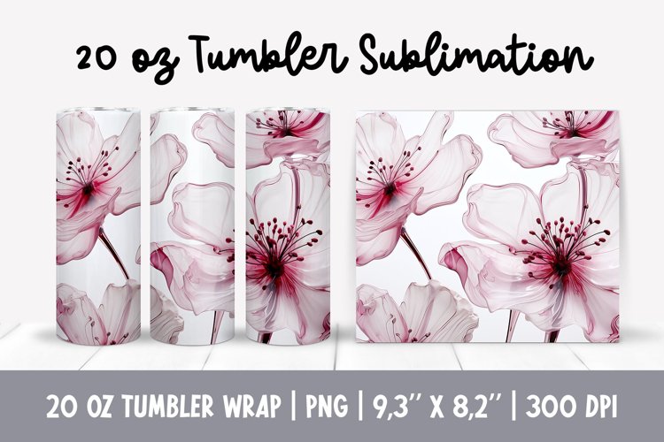 Alcohol Ink Tumbler Wrap Image 16