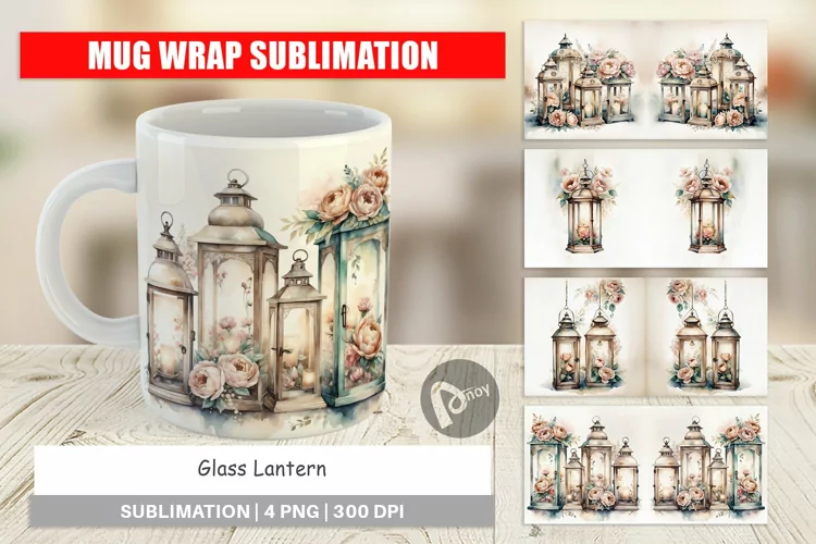 Mug Wrap Glass Lantern