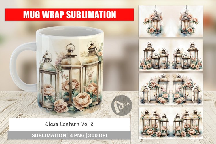 Mug Wrap Glass Lantern example image 1