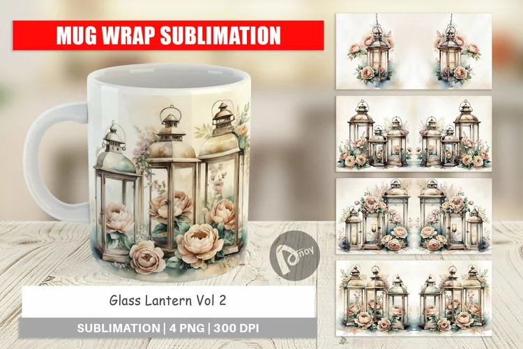 Mug Wrap Glass Lantern