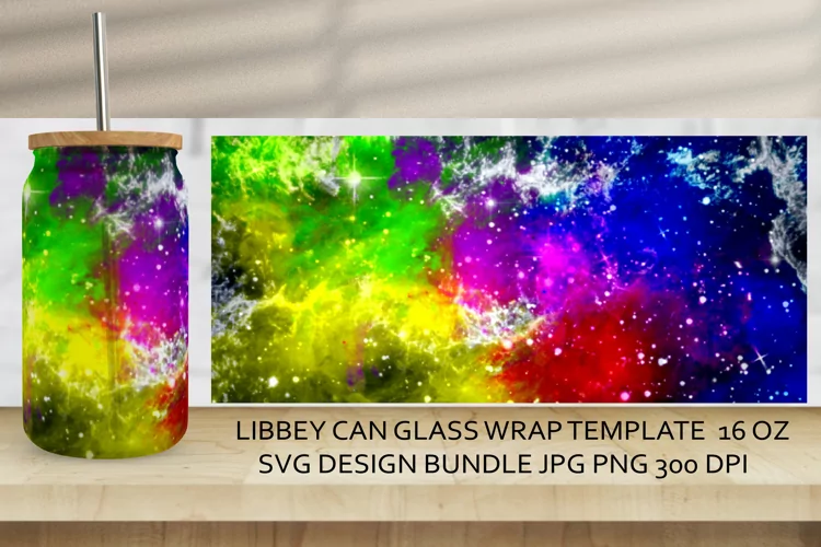 Can Glass Wrap Nebula. Libbey Glass Can Full Wrap.