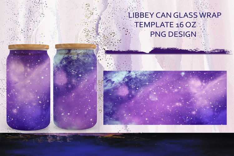 Can Glass Wrap Nebula. Libbey Glass Can Full Wrap.