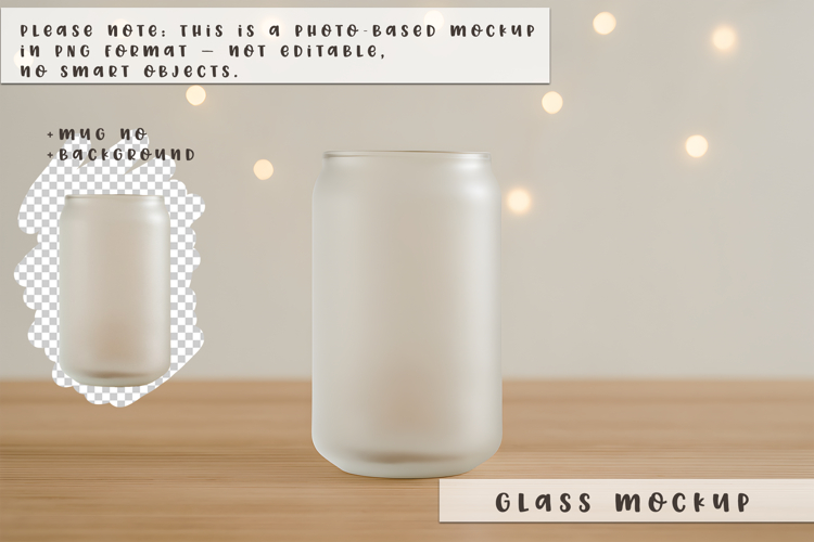 Glass Mock up Photo designs
