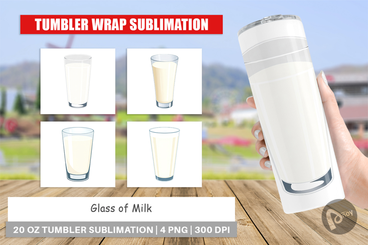 Tumbler Glass of Milk