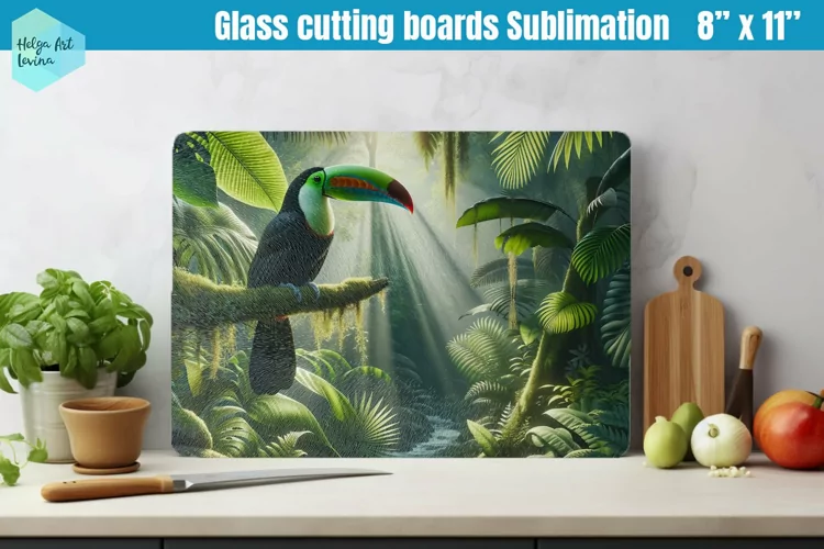 Glass Cutting Boards Kitchen | Toucan