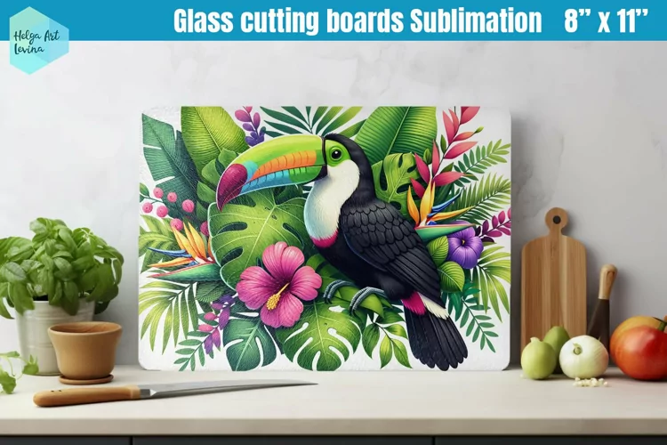 Glass Cutting Boards Kitchen | Toucan