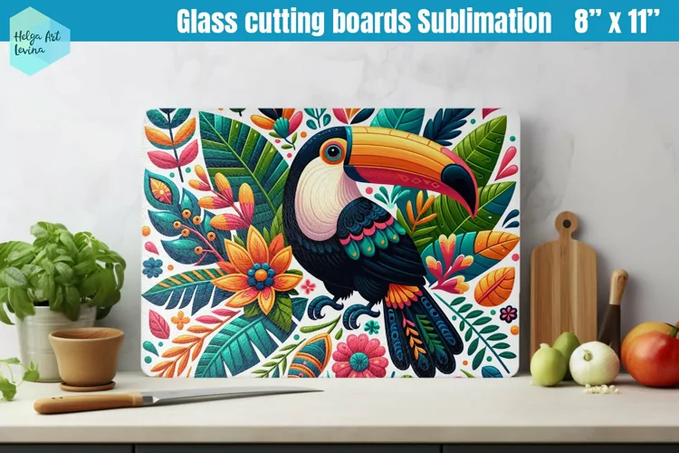 Glass Cutting Boards Kitchen | Toucan