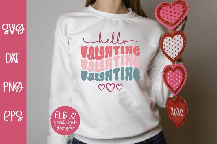 Hello Valentine Svg Image 16