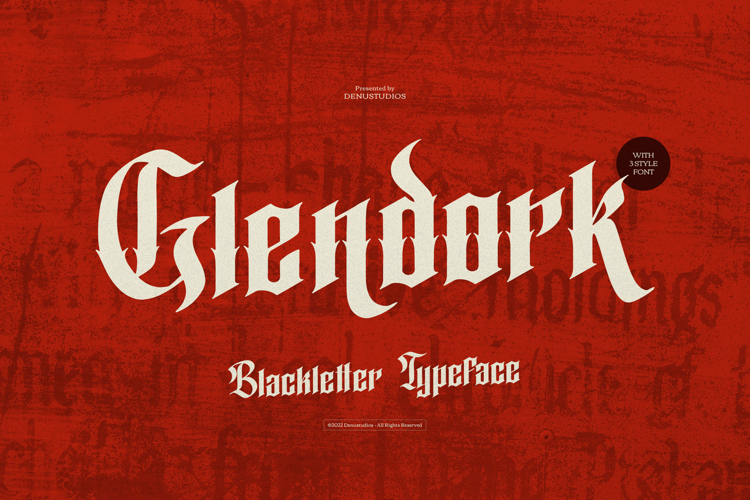 Blackletter Typeface Image 10