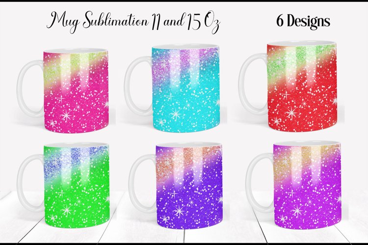 Glitter Mug Bundle Sublimation Sublimation Design