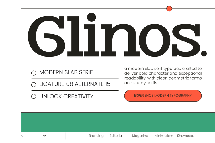 Glinos - Modern Slab Serif