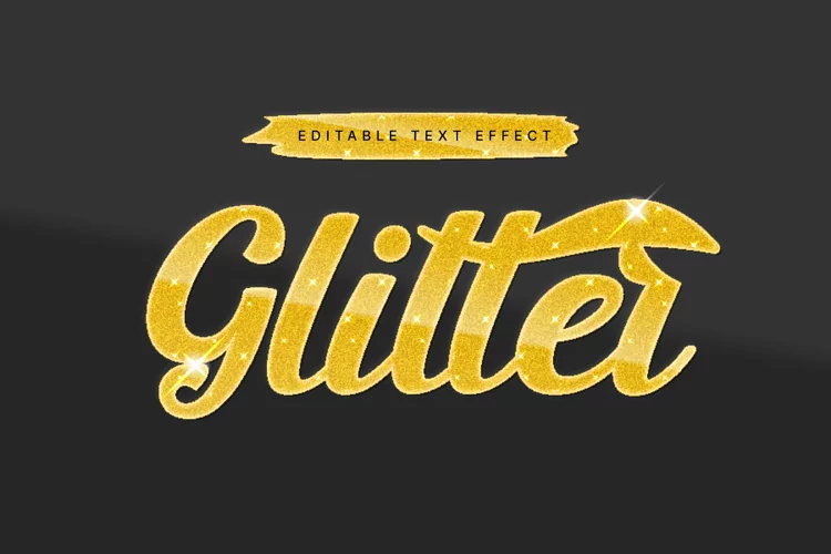 Editable Text Effect for Illustrator. Vector Graphic styles