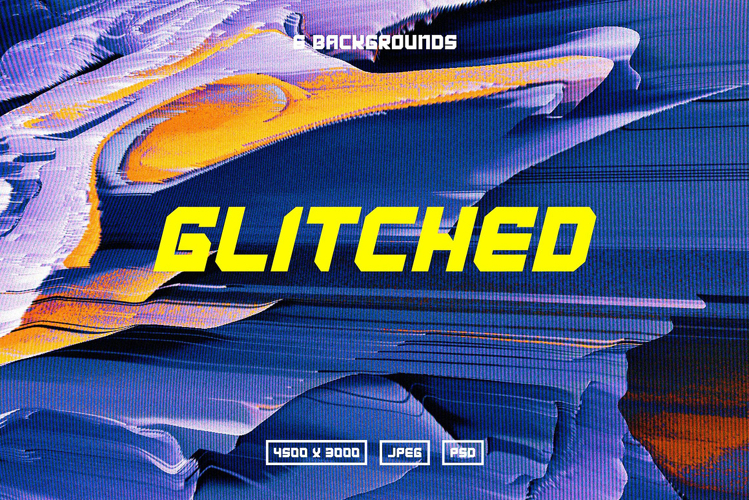 Glitched Motion Backgrounds