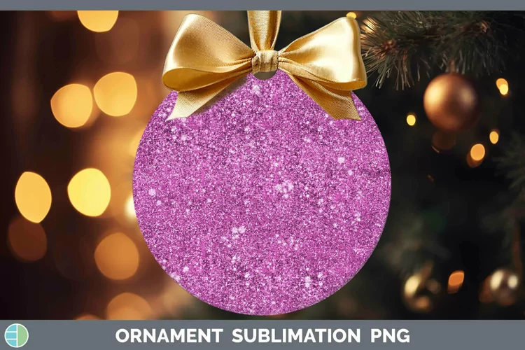 Glitter Berry Ornament Sublimation Bauble Designs