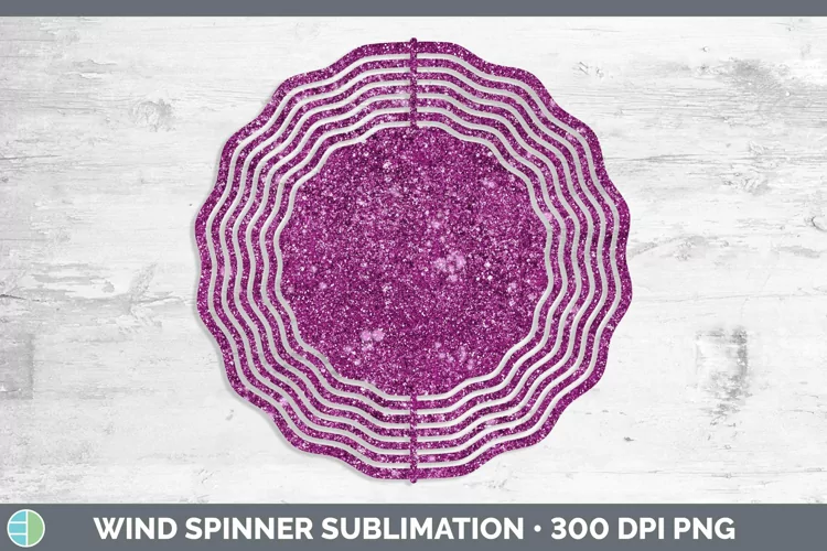 Glitter Berry Wind Spinner Sublimation Spinner Designs