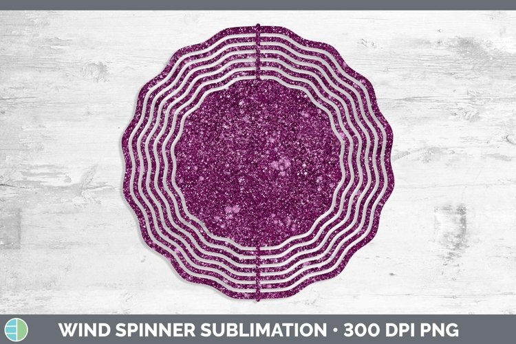 GorgeousGlitter Wind Spinner design.