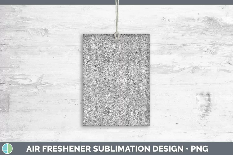 Glitter Black Air Freshener Sublimation Car Freshener Design