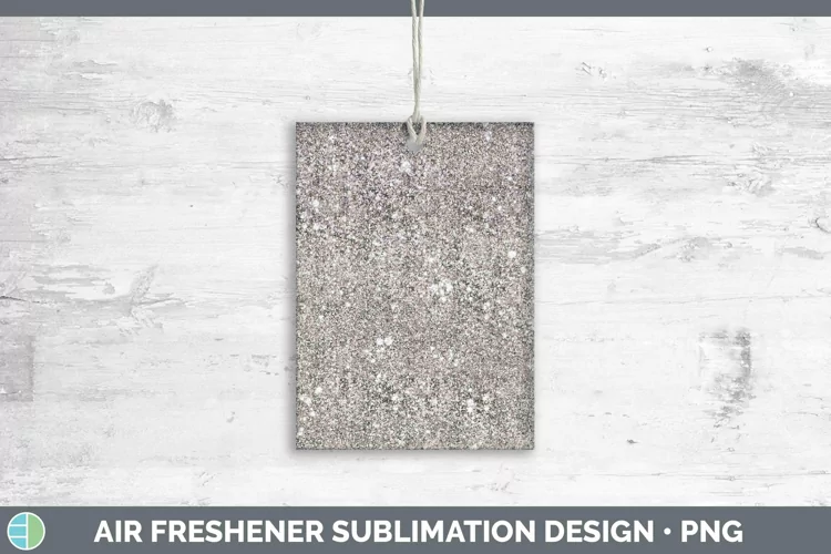 Glitter Brown Air Freshener Sublimation Car Freshener Design