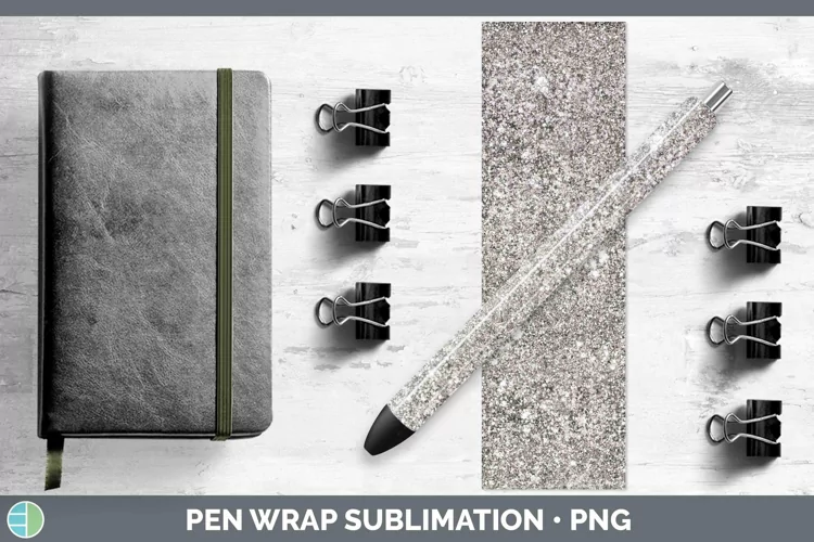 Glitter Brown Pen Wrap Sublimation Epoxy Pen Designs