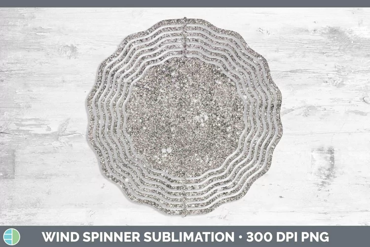 Glitter Brown Wind Spinner Sublimation Spinner Designs