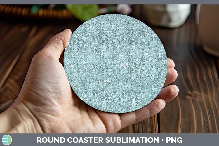 GorgeousGlitter Round Coaster design.