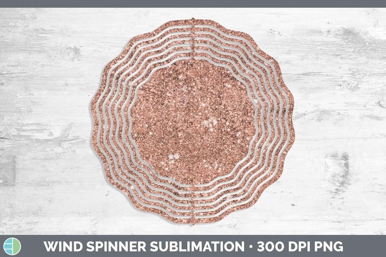 GorgeousGlitter Wind Spinner design.