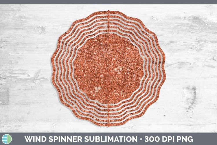 GorgeousGlitter Wind Spinner design.