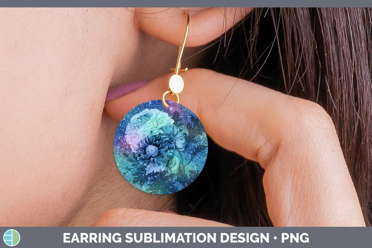 GorgeousGlitter Round Earrings design.