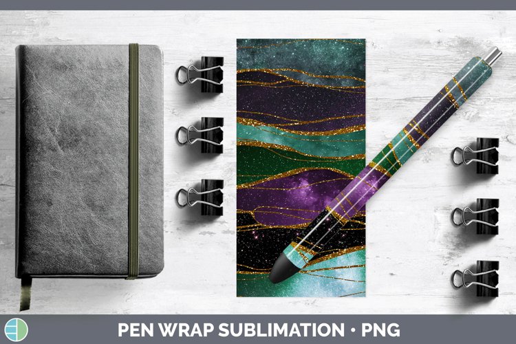GorgeousGlitter Pen Wrap design.