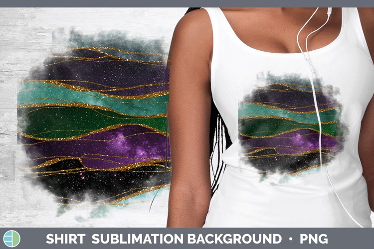 Glitter Galaxy Agate Shirt Sublimation Sublimation Backgroun