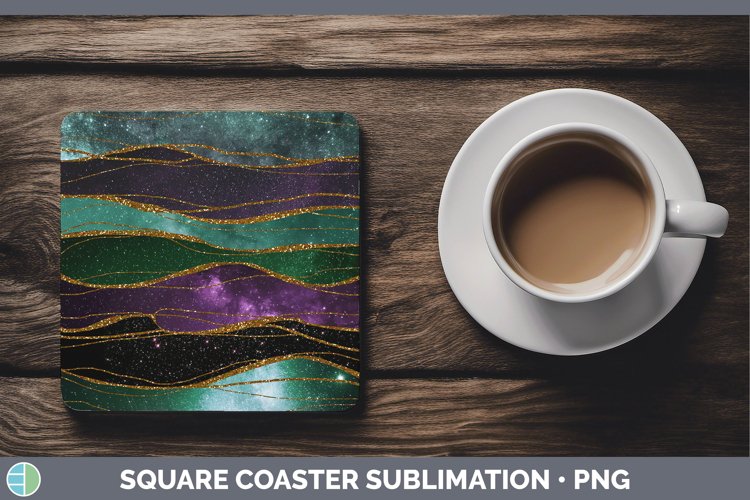 GorgeousGlitter Square Coaster design.