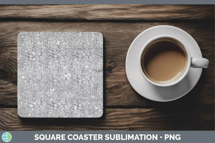 Glitter Glit Square Coaster Sublimation Coaster Designs