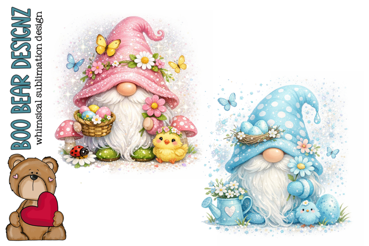 Spring Gnome Clipart