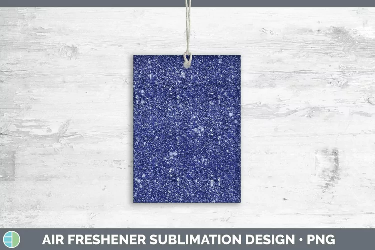 Glitter Indigo Air Freshener Sublimation Car Freshener Desig