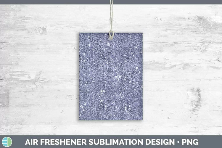 Glitter Indigo Air Freshener Sublimation Car Freshener Desig