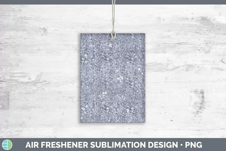 Glitter Indigo Air Freshener Sublimation Car Freshener Desig