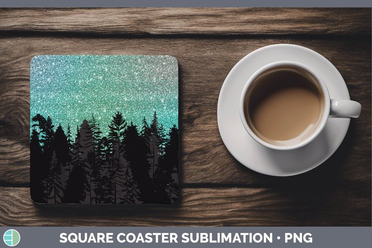 GorgeousGlitter Square Coaster design.