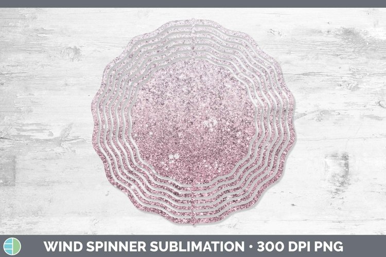 GorgeousGlitter Ombre Wind Spinner design.