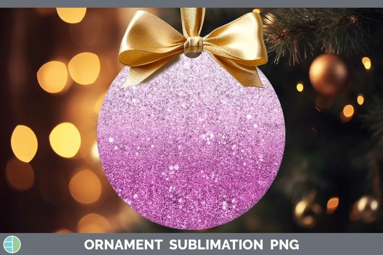 GorgeousGlitter Ombre Ornament design.