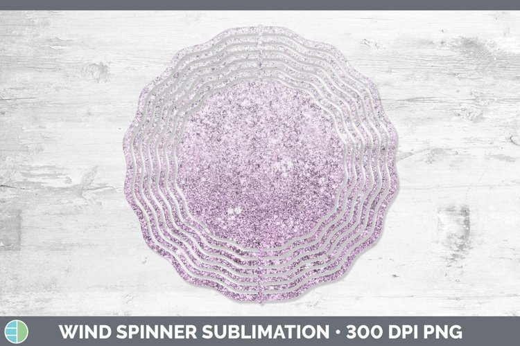 GorgeousGlitter Ombre Wind Spinner design.