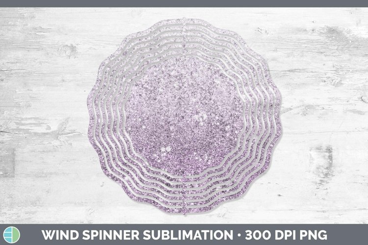 GorgeousGlitter Ombre Wind Spinner design.