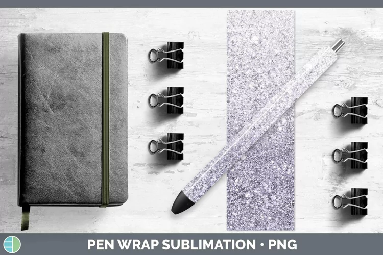 Glitter Ombre - 05 Deep Purple Pen Wrap Sublimation Epoxy Pe