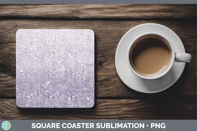 GorgeousGlitter Ombre Square Coaster design.